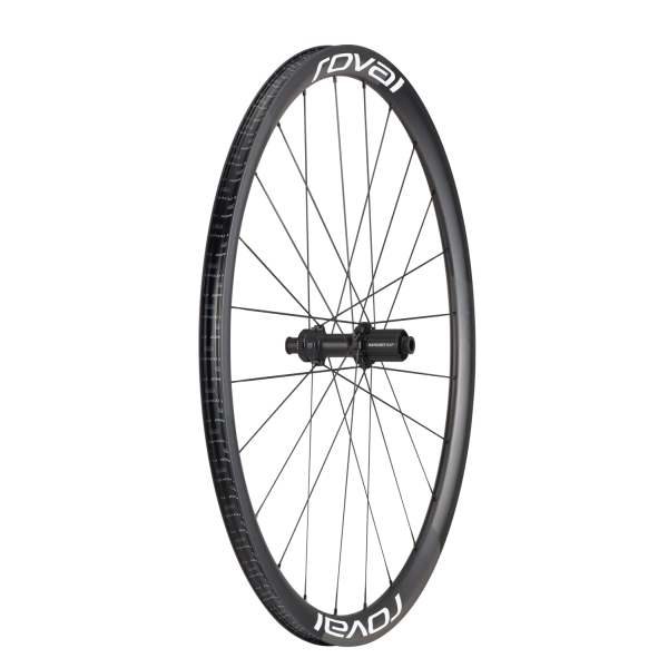 Roval Alpine CLX II Rear Wheel | Satin Carbon - Gloss White
