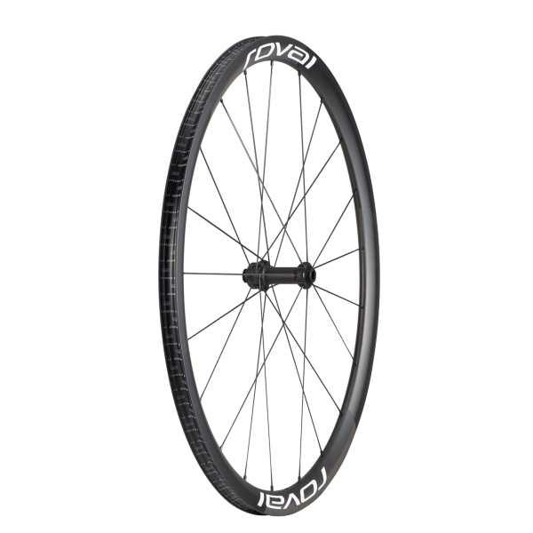 Roval Alpine CLX II Front Wheel | Satin Carbon - Gloss White
