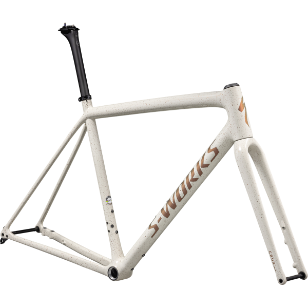 S-Works Crux rėmas / Gloss Birch Red Gold Pearl Speckle