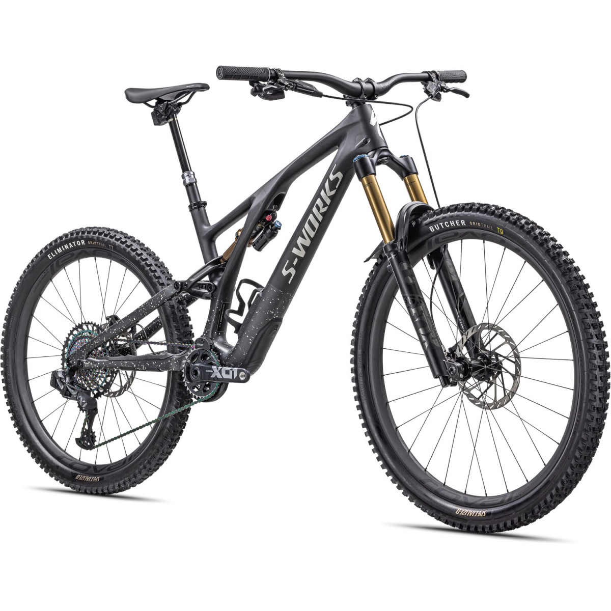S-Works Stumpjumper Evo kalnų dviratis | Satin Carbon - Brushed Liquid Black Metal S-Works Stumpjumper Evo kalnų dviratis | Satin Carbon - Brushed Liquid Black Metal