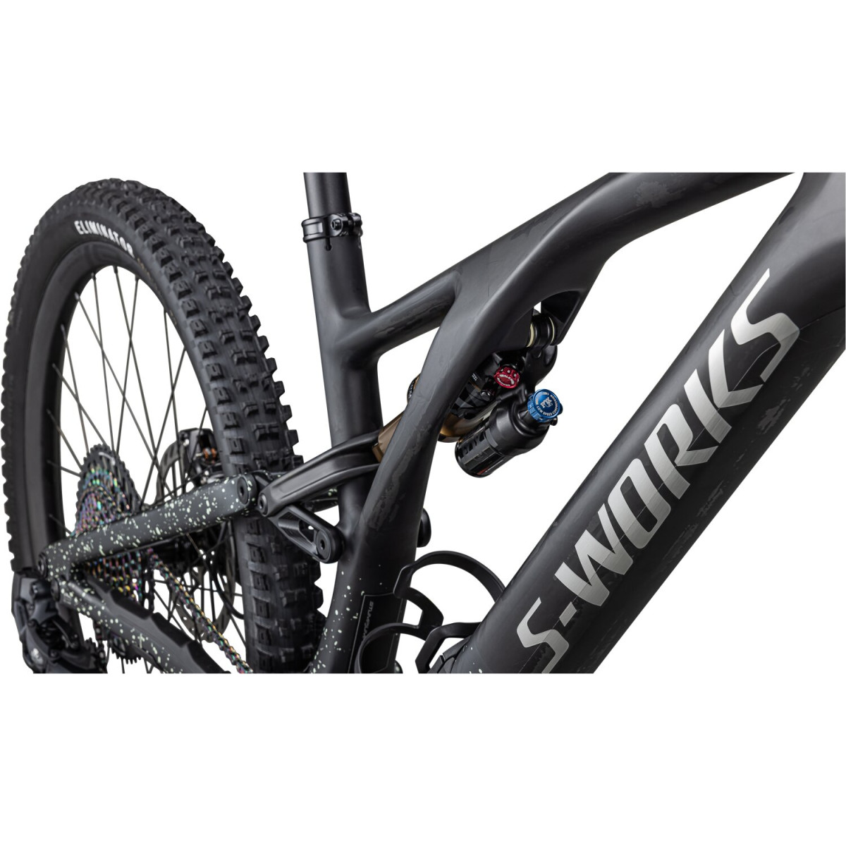 S-Works Stumpjumper Evo kalnų dviratis | Satin Carbon - Brushed Liquid Black Metal S-Works Stumpjumper Evo kalnų dviratis | Satin Carbon - Brushed Liquid Black Metal