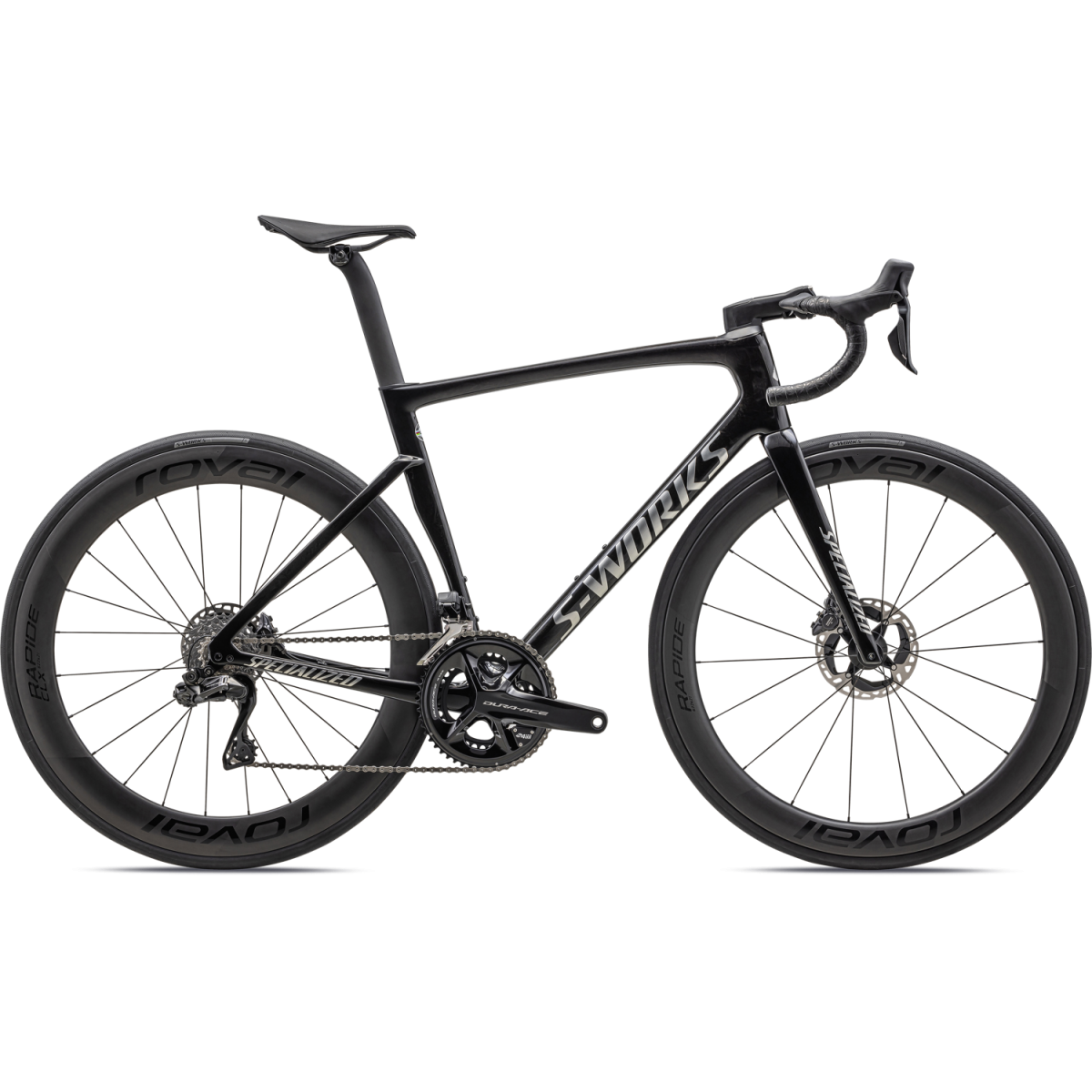 S-Works Tarmac SL7 - Shimano Dura-Ace DI2 plento dviratis / Gloss Black Pearl Granite Over Carbon