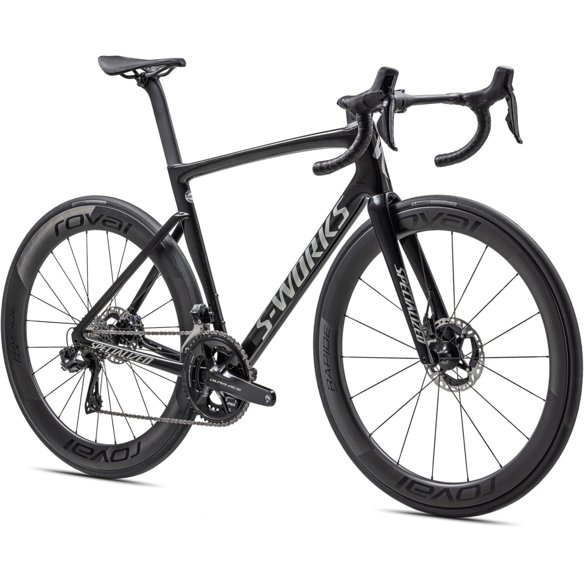 S-Works Tarmac SL7 - Shimano Dura-Ace DI2 plento dviratis / Gloss Black Pearl Granite Over Carbon