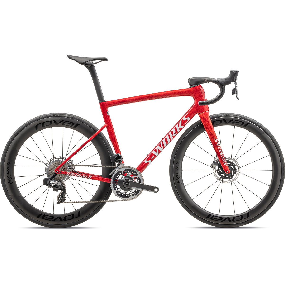 S-Works Tarmac SL8 - SRAM Red eTap AXS plento dviratis / Gloss Red Sky - Fiery Red Strata
