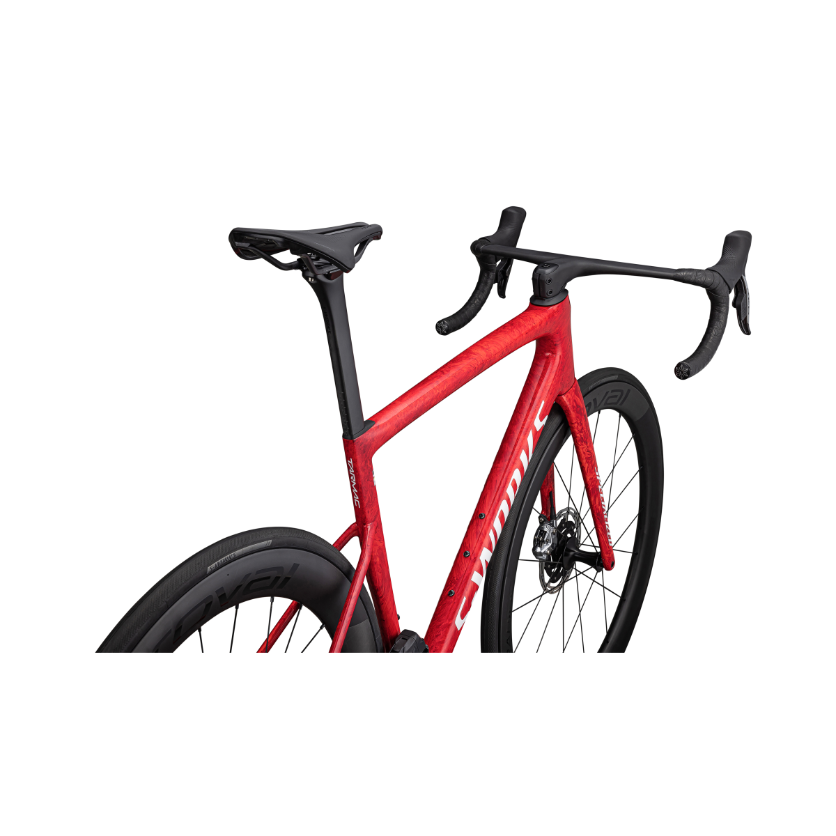 S-Works Tarmac SL8 - SRAM Red eTap AXS plento dviratis / Gloss Red Sky - Fiery Red Strata