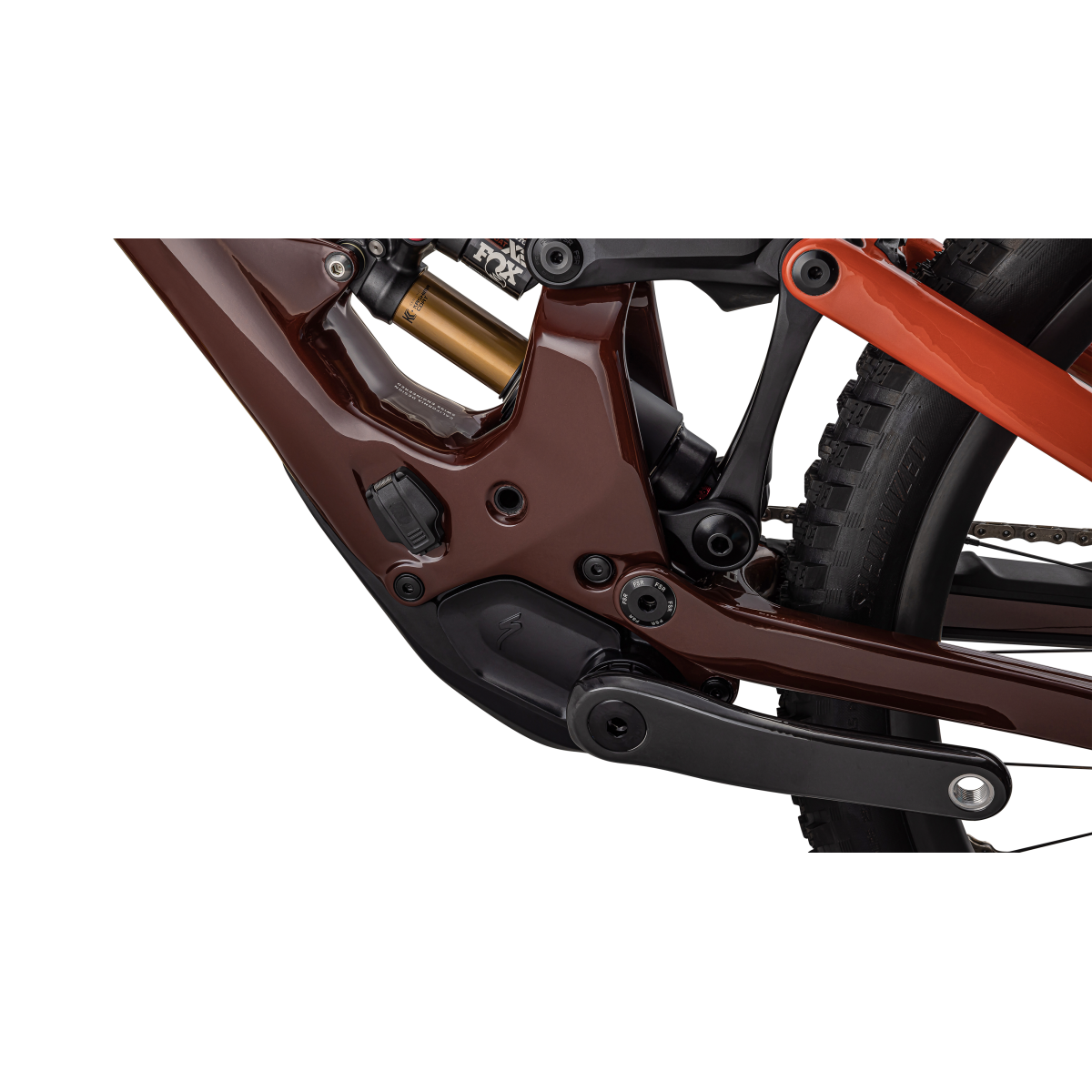 S-Works Turbo Kenevo SL 2 elektrinis dviratis / Gloss Rusted Red - Redwood