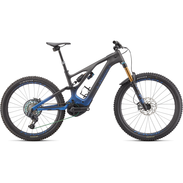 S-Works Turbo Levo elektrinis dviratis / Blue Ghost Gravity Fade - Black