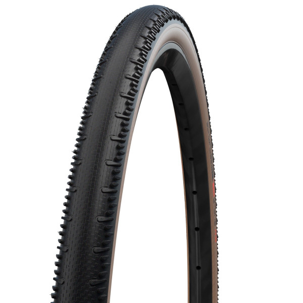 Schwalbe G-One RS Super Race V-Guard 28" Addix Race sulankstoma padanga / Black - Transparent