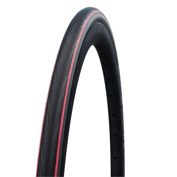 Schwalbe Lugano II Active K-Guard 28" Silica Folding Tire | Red Stripes