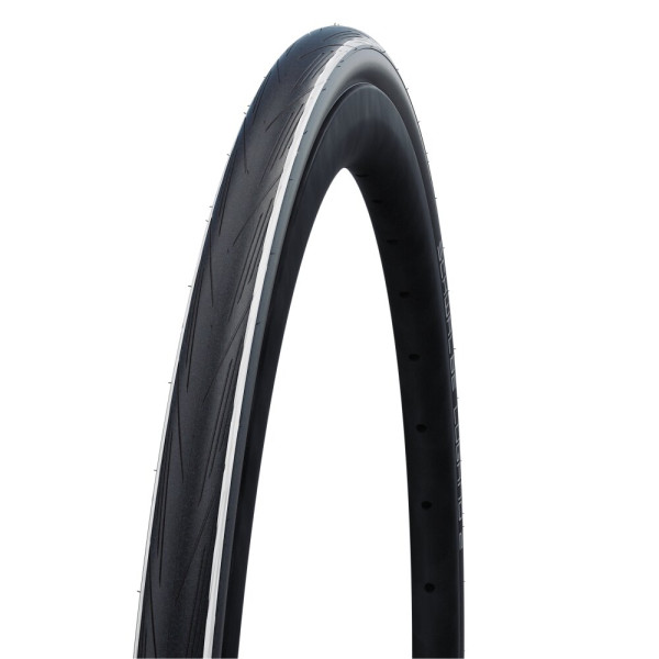 Schwalbe Lugano II Active K-Guard 28" Silica Wire Tire | White Stripes