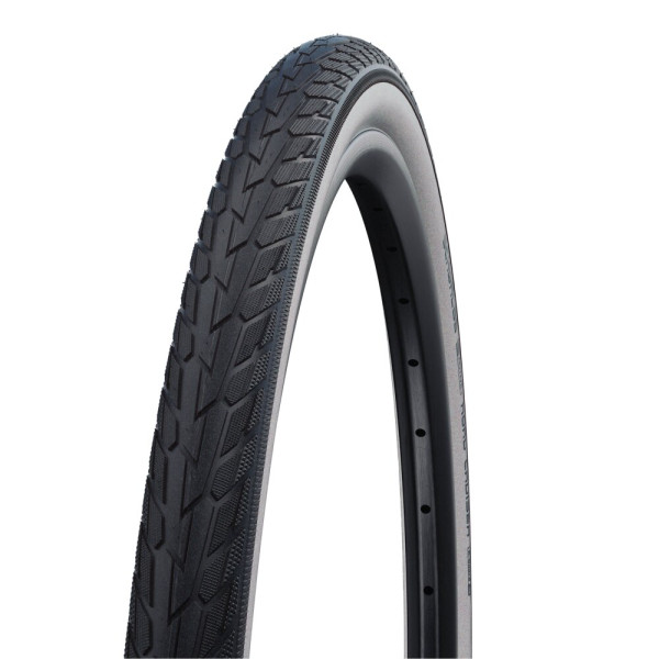 Schwalbe Road Cruiser Active K-Guard 28" Green Compound Wire Tire | Whitewall