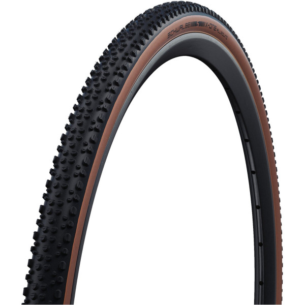 Schwalbe X-One Allround Performance RaceGuard 28" Addix sulankstoma padanga | Bronze Sidewall