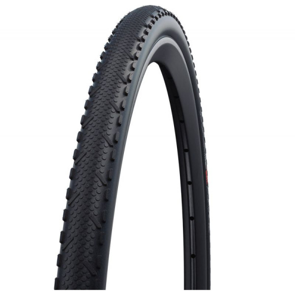 Schwalbe X-One Speed Allround Evo Super Ground 28" Addix SpeedGrip Folding Tire | Black