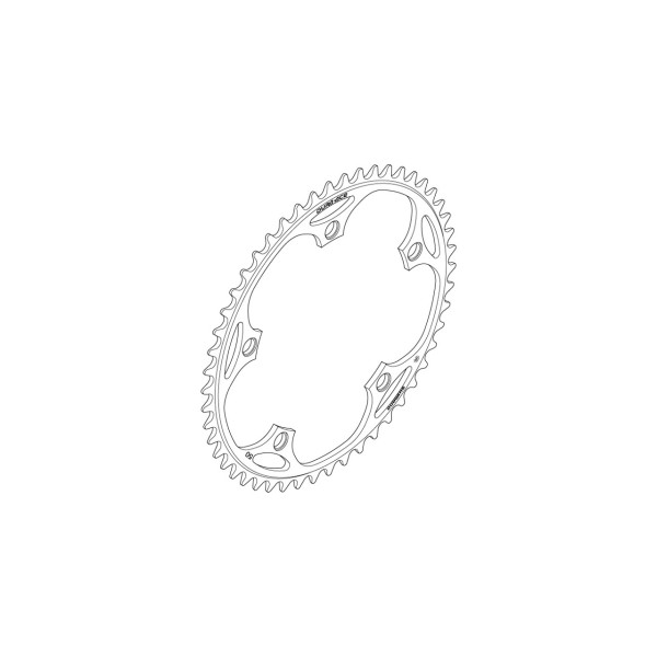 Shimano Dura-Ace Track FC-7710 dantratis | 144 BCD | 1 pavaros | 1/2″×3/32″