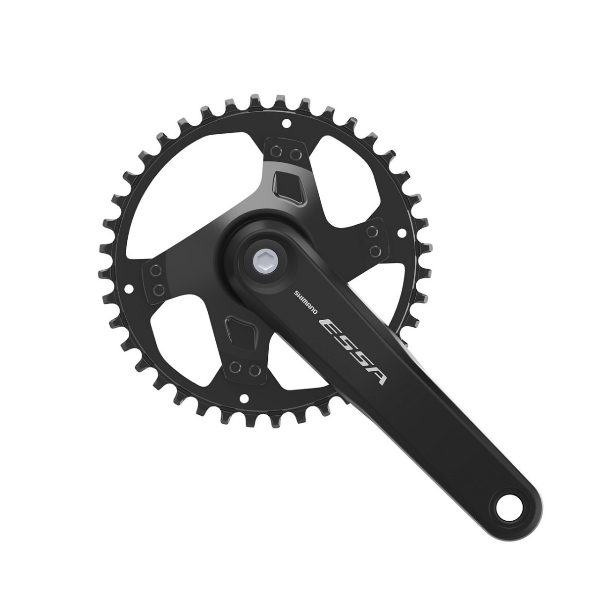 Shimano ESSA FC-U2000 Crankset | 40T | 1x7/8 speed Shimano ESSA FC-U2000 Crankset | 40T | 1x7/8 speed