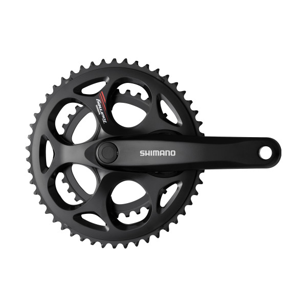 Shimano Tourney FC-A070 Crankset, 50-34 T, 2x7/8-speed