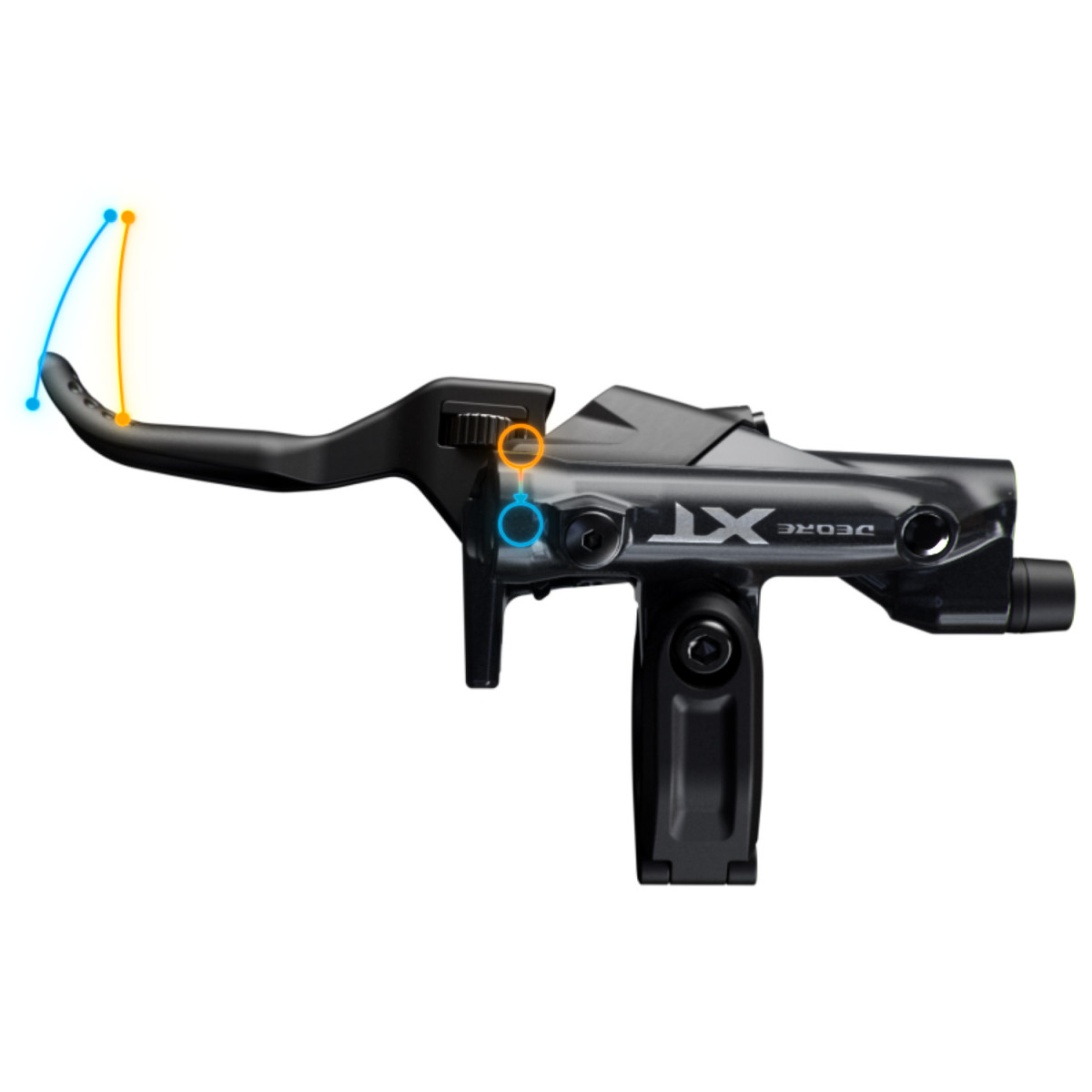 Shimano XT BL-M8200 hidraulinių diskinių stabdžių rankenėlė | Left | Front Shimano XT BL-M8200 hidraulinių diskinių stabdžių rankenėlė | Left | Front