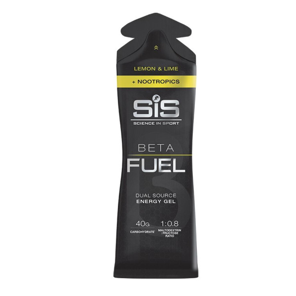 SiS Beta Fuel + Nootropics energetinis gelis / Lemon & Lime / 60 ml