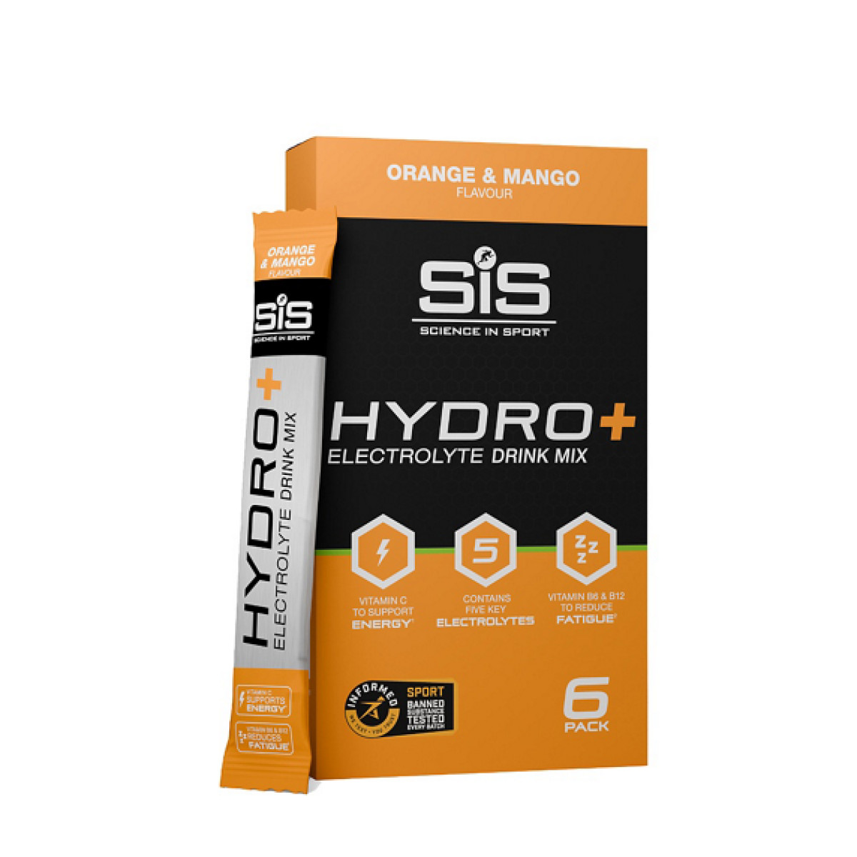 SIS GO Hydro+ elektrolitų gėrimas | 6 vnt | Orange Mango SIS GO Hydro+ elektrolitų gėrimas | 6 vnt | Orange Mango