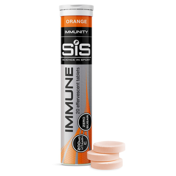 SIS GO Immune Supplement tirpios tabletės | 20 x 4.3g | Orange