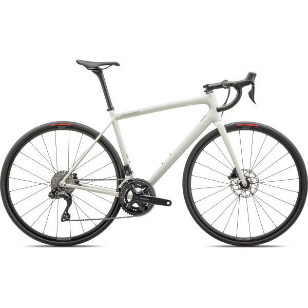 Specialized Aethos Comp - Shimano 105 Di2 plento dviratis | Gloss Dune White Spruce