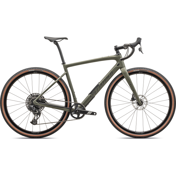 Specialized Diverge Comp Carbon Gravel dviratis | Satin Oak Green