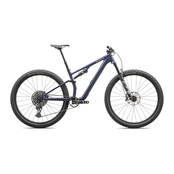 Specialized Epic 8 Evo Comp Mountain Bike | Satin Blue Onyx - Dune White