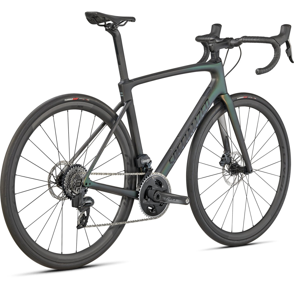 Specialized Roubaix Pro Road bike | Chameleon Silver Green