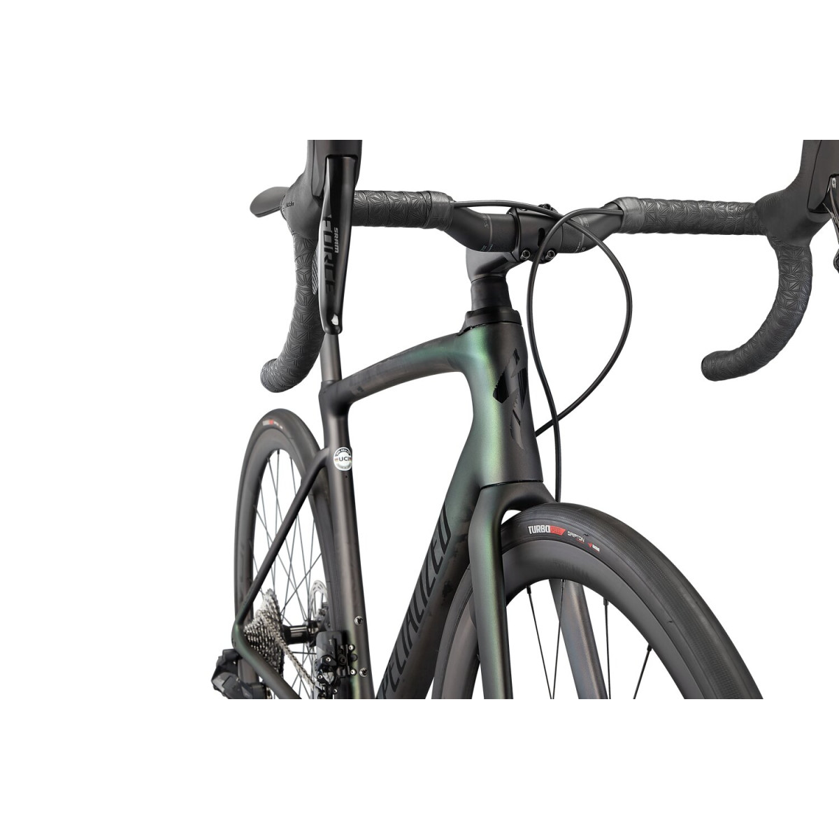 Specialized Roubaix Pro Road bike | Chameleon Silver Green