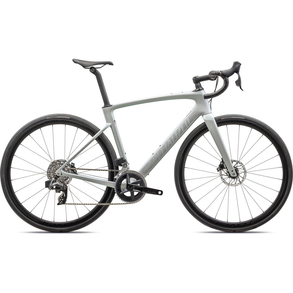 Specialized Roubaix SL8 Expert plento dviratis / Dove Grey - Chameleon Lapis