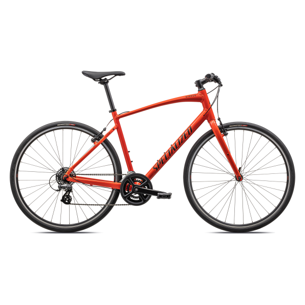Specialized Sirrus 1.0 fitness dviratis / Gloss Fiery Red