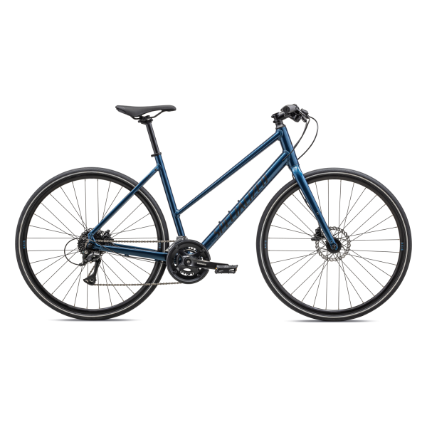Specialized Sirrus 2.0 Step-Through fitness dviratis | Gloss Mystic Blue Metallic