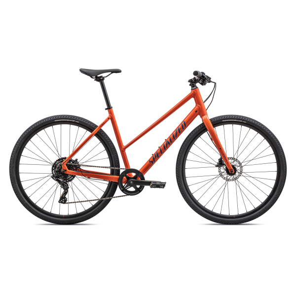 Specialized Sirrus X 2.0 Step-Through fitness dviratis | Gloss Cactus Bloom