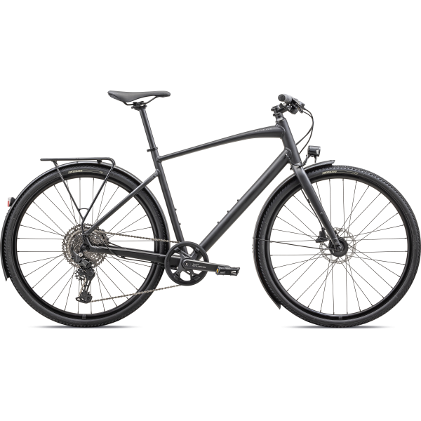 Specialized Sirrus X 3.0 EQ fitness dviratis | Satin Obsidian