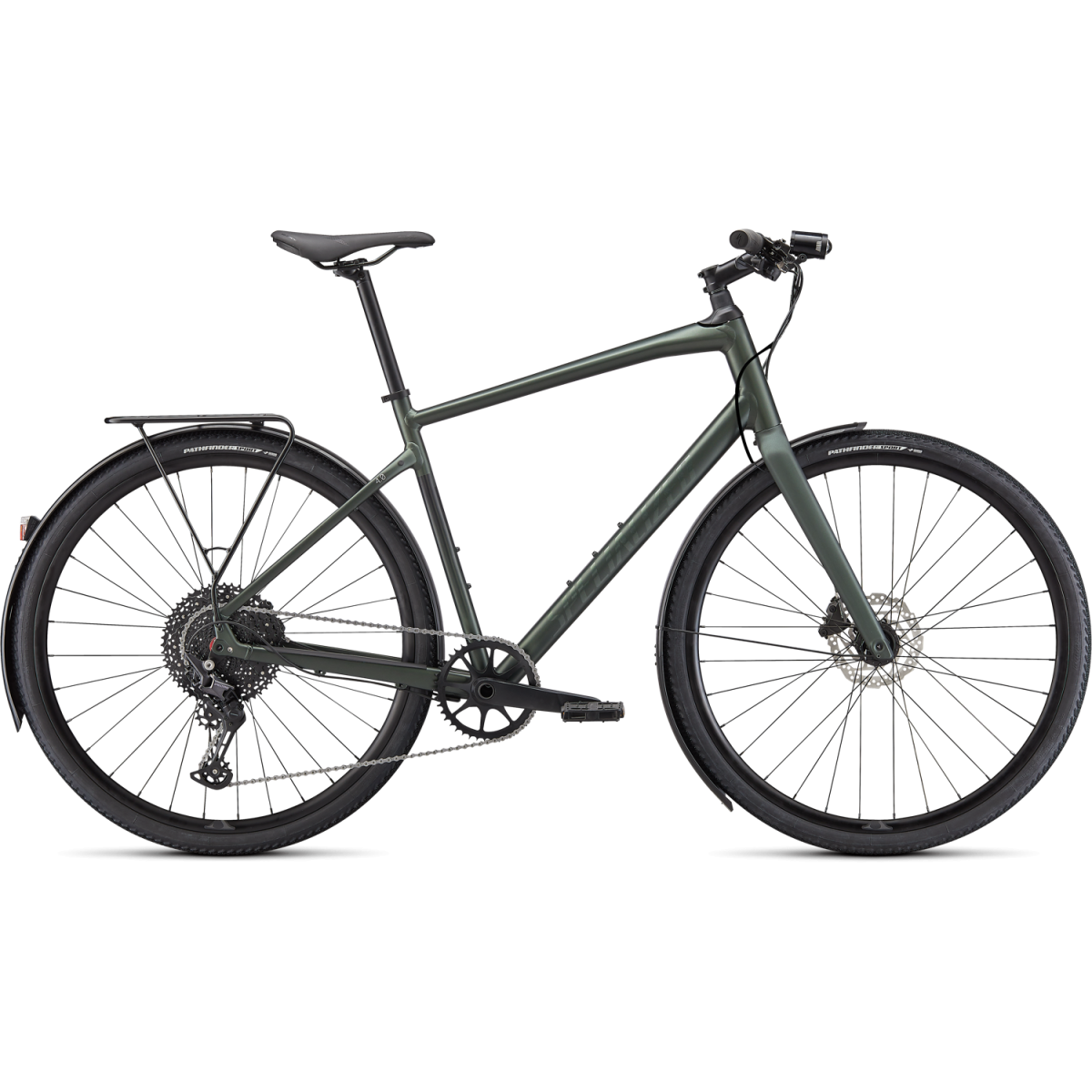 Specialized Sirrus X 4.0 EQ fitness dviratis / Satin Oak Green Metallic