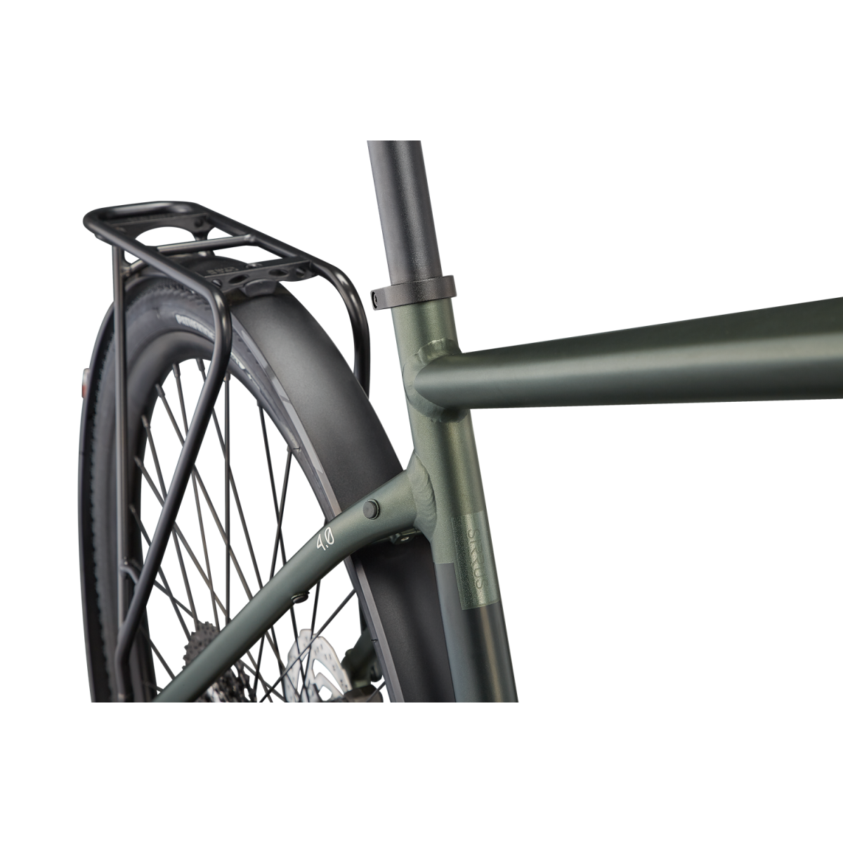 Specialized Sirrus X 4.0 EQ fitness dviratis / Satin Oak Green Metallic