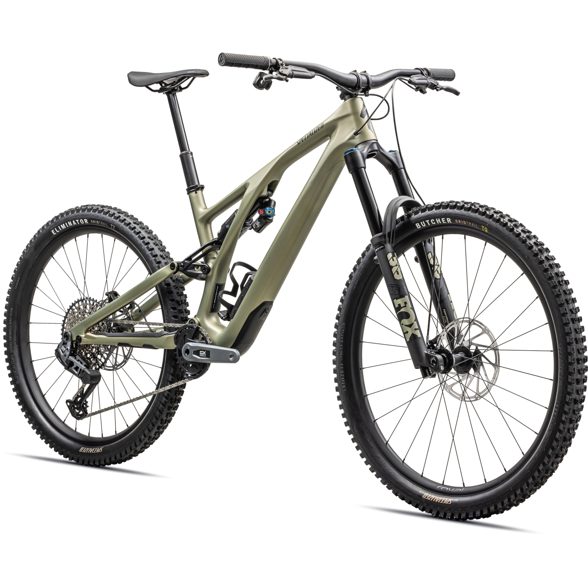 Specialized Stumpjumper Evo Expert kalnų dviratis / Satin Metallic Spruce - Dark Moss Green