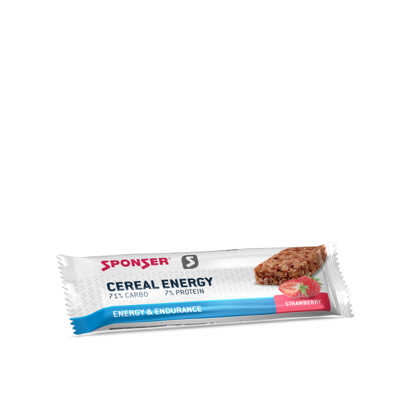 Sponser Cereal Energy Energy Bar | 40g | Strawberry