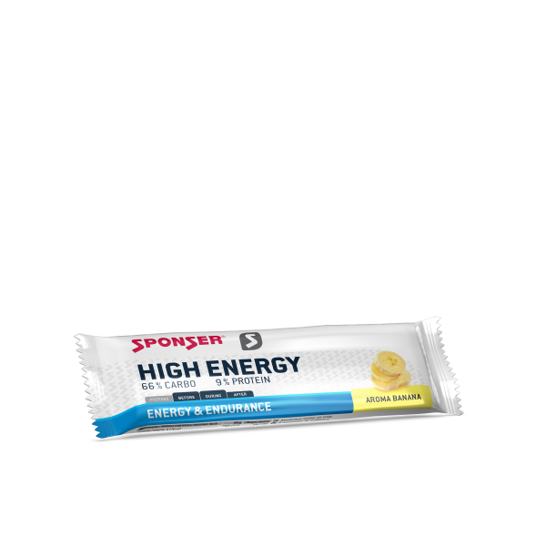 Sponser High Energy energetinis batonėlis | 45g | Banana