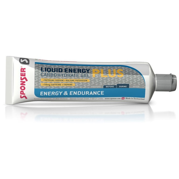 Sponser Liquid Energy Plus energetinis gelis, 70 g