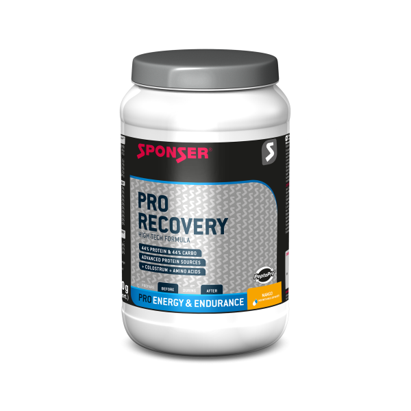 Sponser Pro Recovery baltyminis gėrimas | 800g | Mango