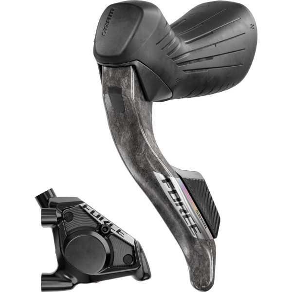 SRAM Force AXS E1 HRD stabdžių/pavarų perjungimo rankenėlė su suportu | 1/2-speed | Left | Front