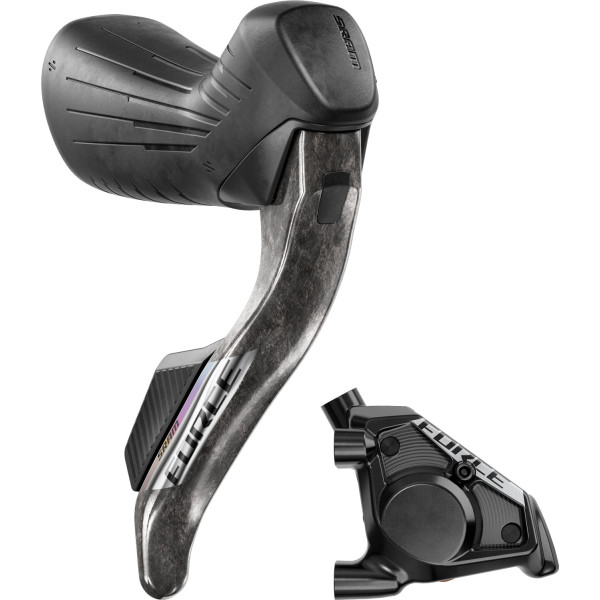 SRAM Force AXS E1 HRD stabdžių/pavarų perjungimo rankenėlė su suportu | 12/13-speed | Right | Rear