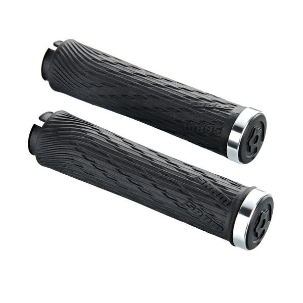 SRAM Integrated Locking Grips for Grip Shift | 122 mm | Black - Silver