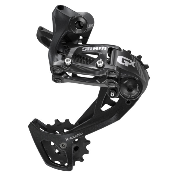 SRAM GX galinis pavarų perjungėjas - Long Cage, 2x11 pavarų | Black