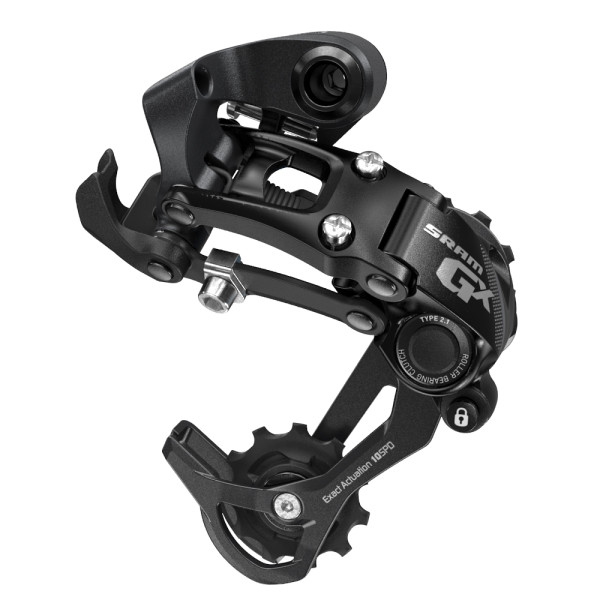 SRAM GX galinis pavarų perjungėjas - Medium Cage, 2x10 pavarų