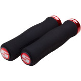 SRAM Locking Contour Foam Black Grips | Black-Red