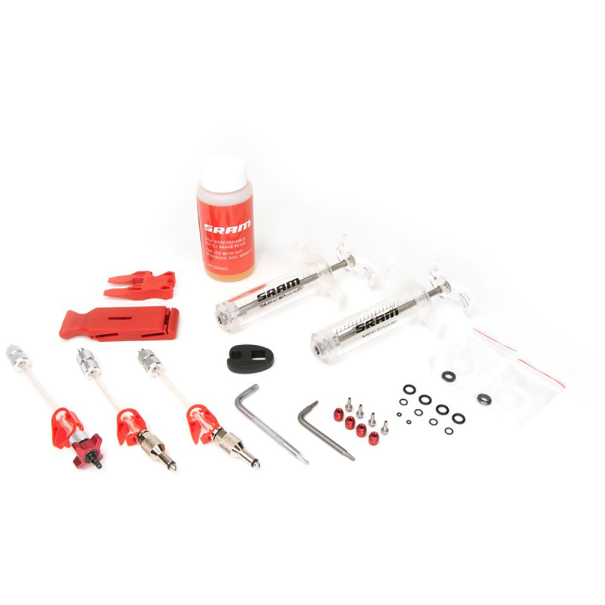 Sram Pro DOT V2 hidraulinių stabdžių nuorinimo rinkinys su DOT 5.1 alyva Sram Pro DOT V2 hidraulinių stabdžių nuorinimo rinkinys su DOT 5.1 alyva