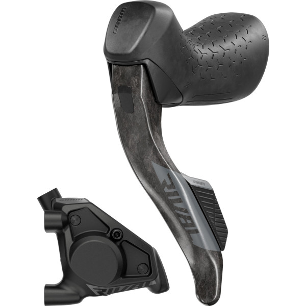SRAM Rival AXS E1 HRD stabdžių/pavarų perjungimo rankenėlė su suportu | 12-13 speed | Left | Front