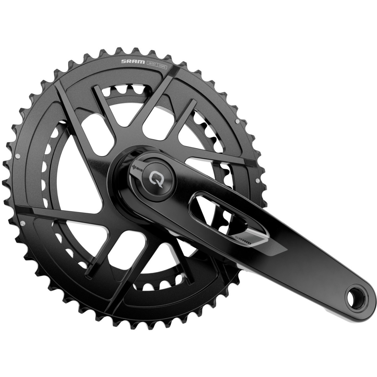SRAM Rival E1 AXS Quarq švaistikliai | 48-35T | 2x12 pavarų